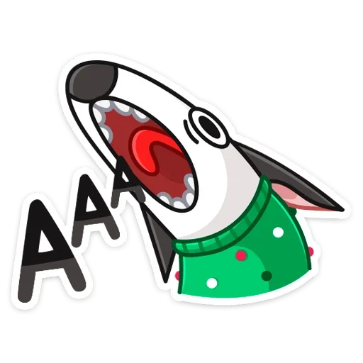 😲 Стикер «Новогодний Такер» для Telegram