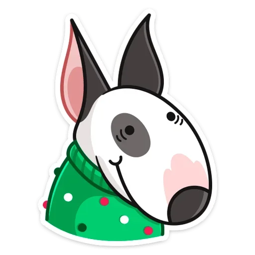 😊 Стикер «Новогодний Такер» для Telegram