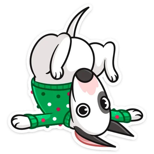 🙃 Стикер «Новогодний Такер» для Telegram