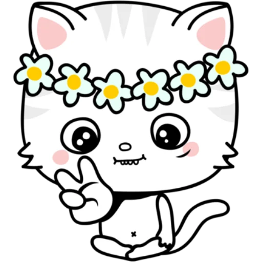 🌼 Стикер «Котенок Туфио» для Telegram