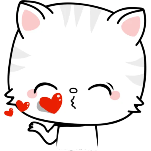 ❤ Стикер «Котенок Туфио» для Telegram
