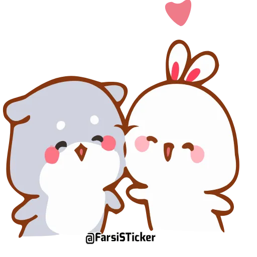 😍 Стикер «Tuji Love» для Telegram