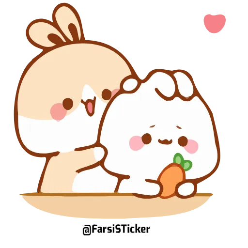 😍 Стикер «Tuji Love» для Telegram