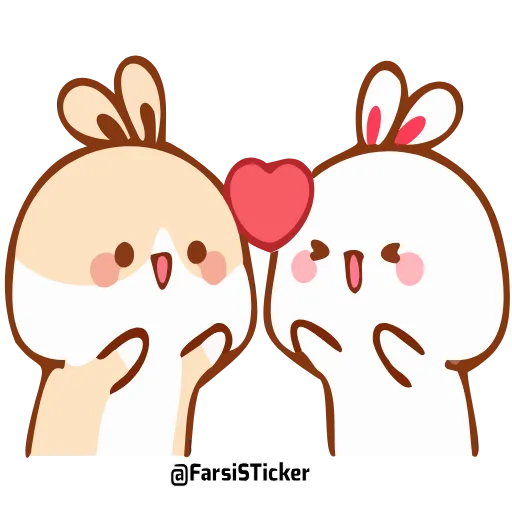 ❤️ Стикер «Tuji Love» для Telegram