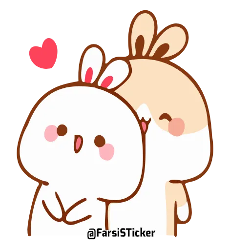 ❤️ Стикер «Tuji Love» для Telegram