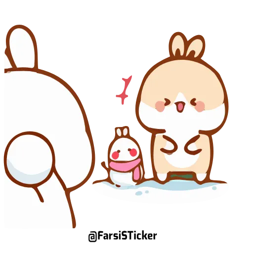 ❄️ Стикер «Tuji Love» для Telegram