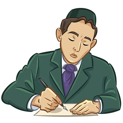 🤔 Стикер «Габдулла Тукай» для Telegram