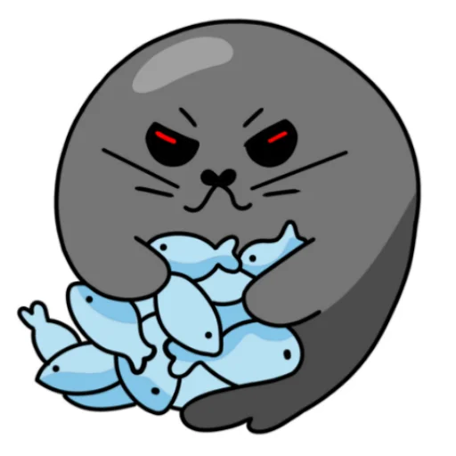 😡 Стикер «Тюлень Тюля» для Telegram