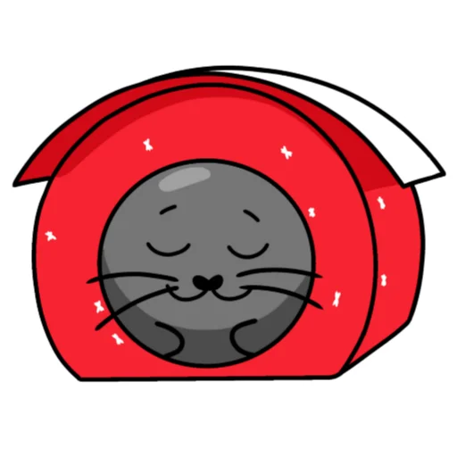 😴 Стикер «Тюлень Тюля» для Telegram