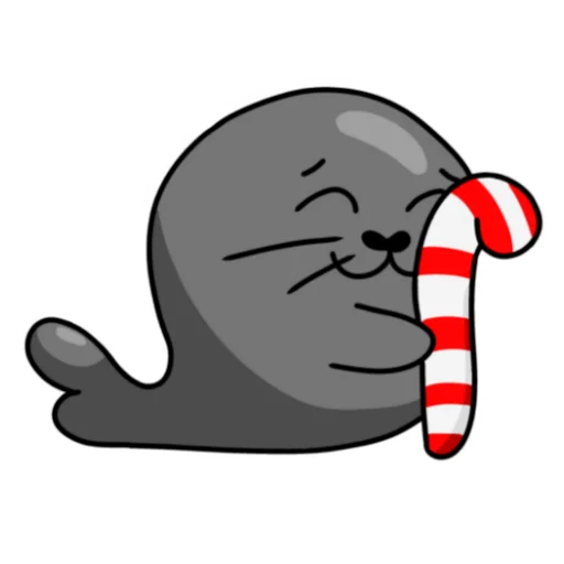 🍭 Стикер «Тюлень Тюля» для Telegram