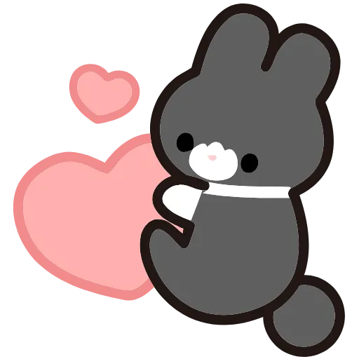 💕 Эмодзи «Tulip Bunny» для Telegram