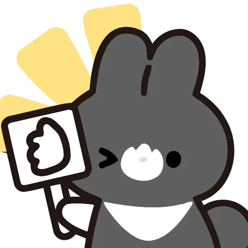 😉 Эмодзи «Tulip Bunny» для Telegram