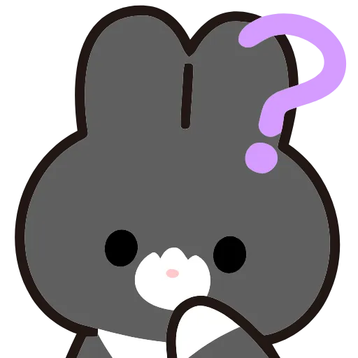 ❔ Эмодзи «Tulip Bunny» для Telegram