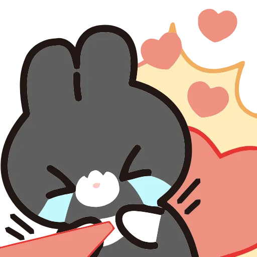 💘 Эмодзи «Tulip Bunny» для Telegram