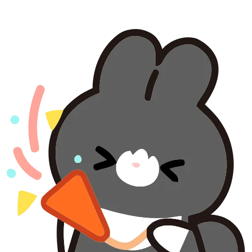 🥳 Эмодзи «Tulip Bunny» для Telegram