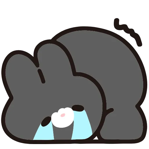 😭 Эмодзи «Tulip Bunny» для Telegram