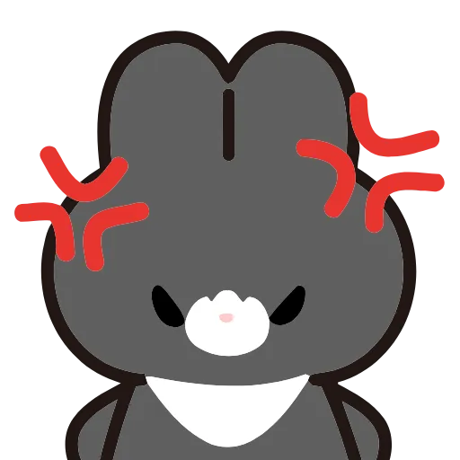 😠 Эмодзи «Tulip Bunny» для Telegram
