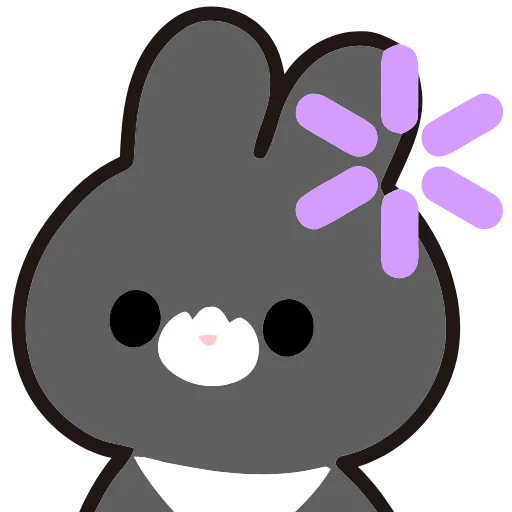 🫥 Эмодзи «Tulip Bunny» для Telegram