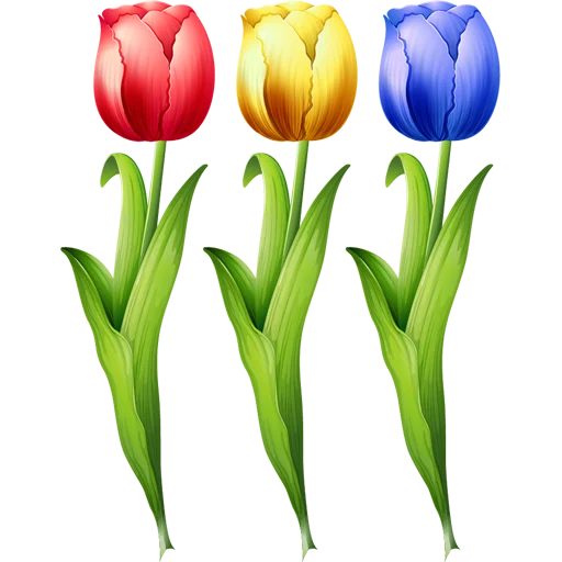 🌷 Стикер «Tulips» для Telegram