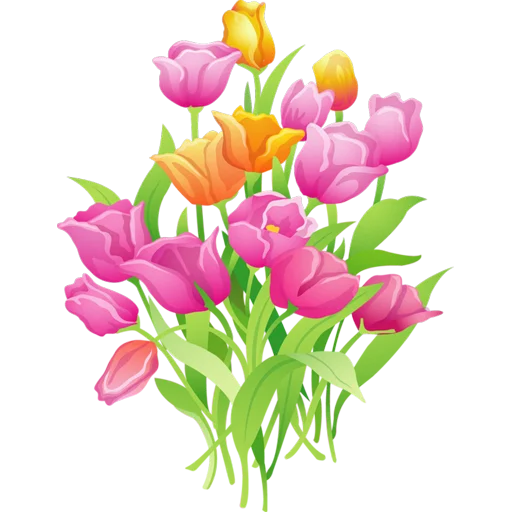 🌷 Стикер «Tulips» для Telegram