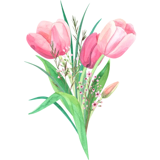 🌷 Стикер «Tulips» для Telegram