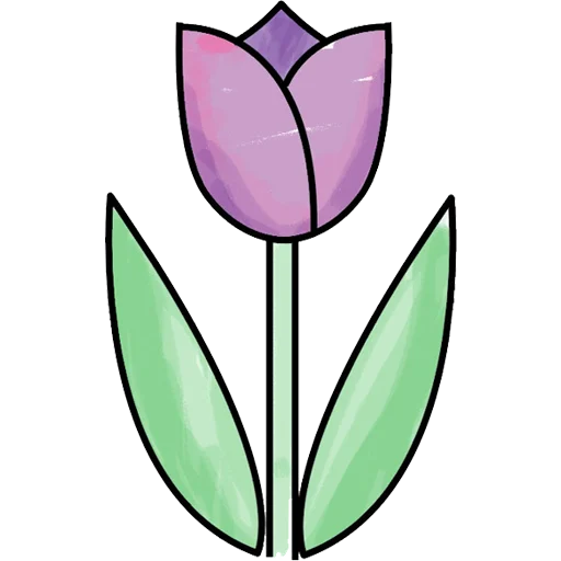 Стикерпак Tulips для Telegram
