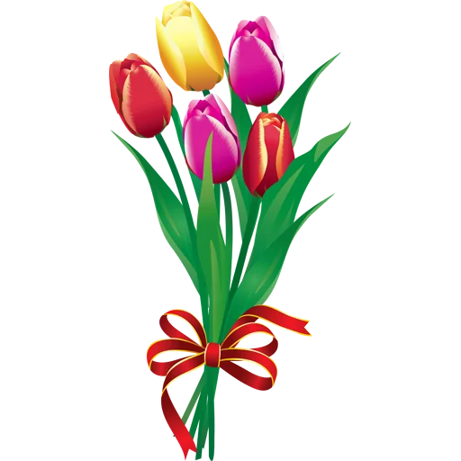 🌷 Стикер «Tulips» для Telegram