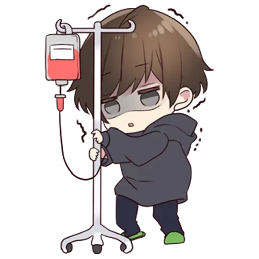 🤕 Стикер «2pac anime» для Telegram