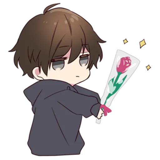 🌷 Стикер «2pac anime» для Telegram