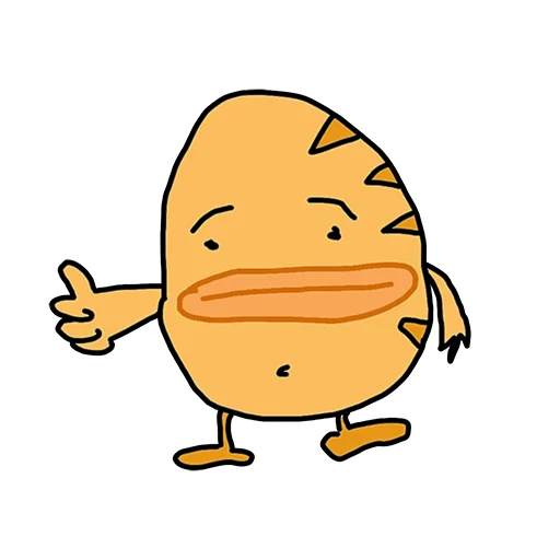 👍 Стикер «pirozhok» для Telegram