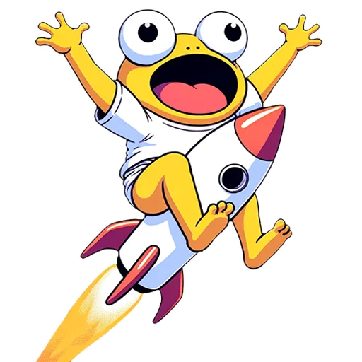 🚀 Стикер «TURBO TOADS» для Telegram
