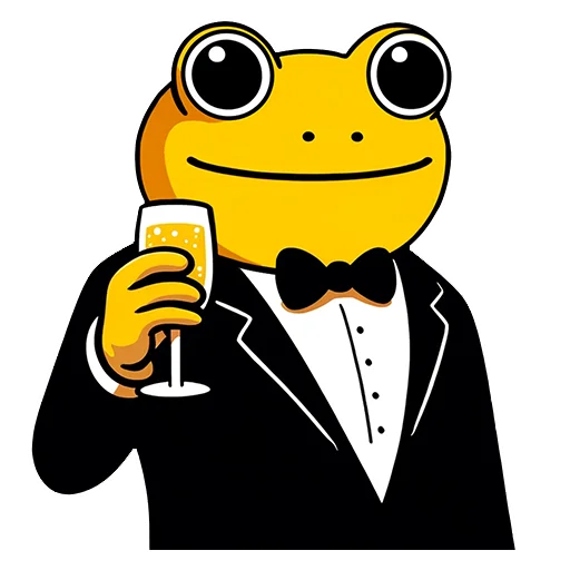 🥂 Стикер «TURBO TOADS» для Telegram