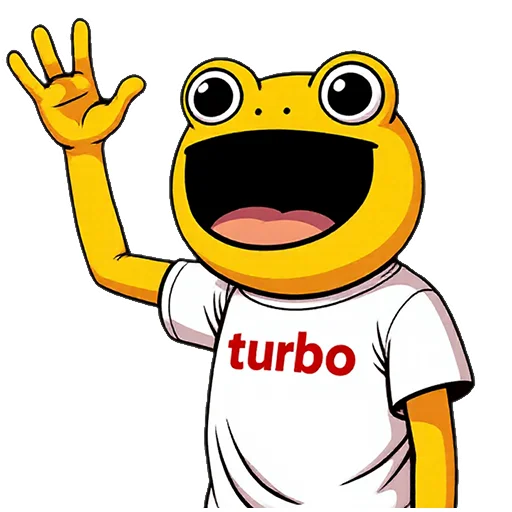 👋 Стикер «TURBO TOADS» для Telegram