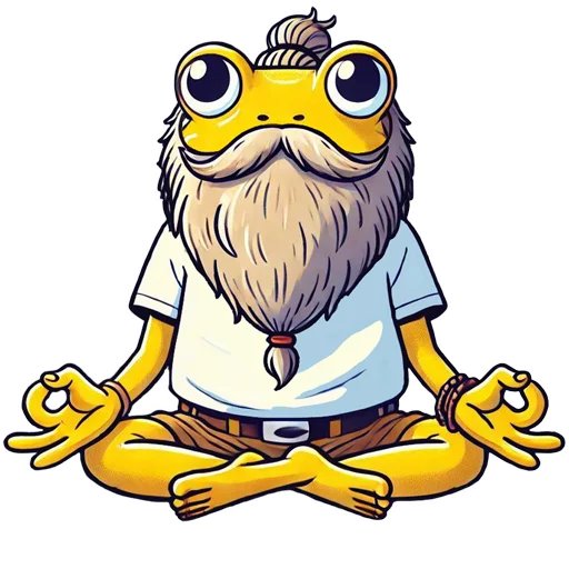 🧘‍♀️ Стикер «TURBO TOADS» для Telegram
