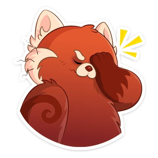 🤦‍♂️ Стикер «Я краснею» для Telegram