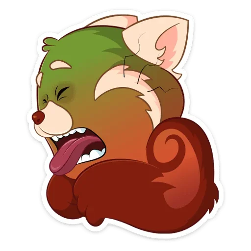 🤢 Стикер «Я краснею» для Telegram