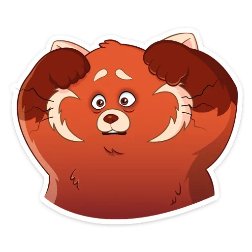 😱 Стикер «Я краснею» для Telegram