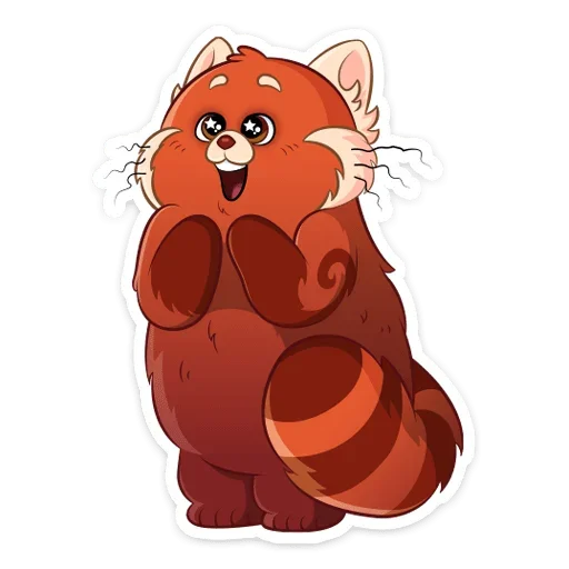 🤩 Стикер «Я краснею» для Telegram