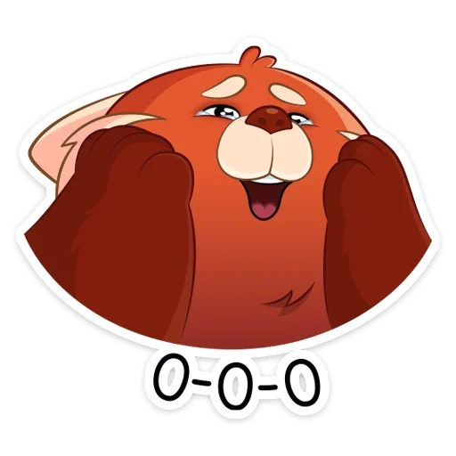 😌 Стикер «Я краснею» для Telegram