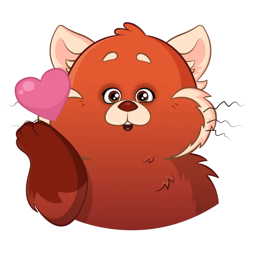 😘 Стикер «Я краснею Без Текста» для Telegram