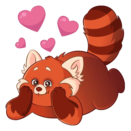 🥰 Стикер «Я краснею Без Текста» для Telegram