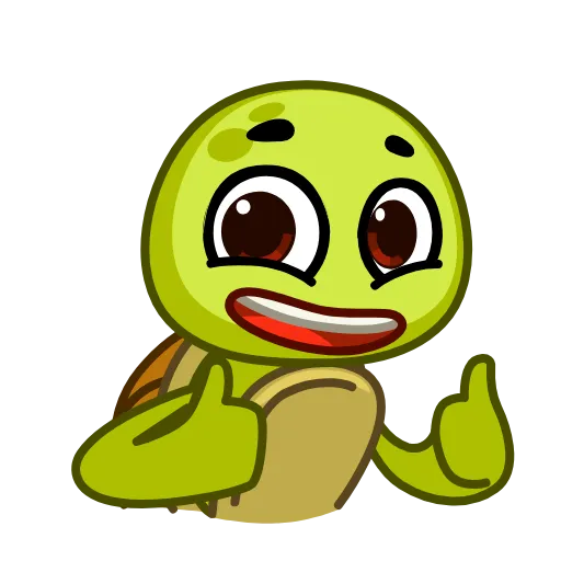 👍 Стикер «Donnie Turtle» для Telegram