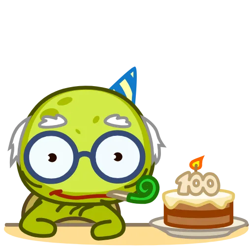 👴 Стикер «Donnie Turtle» для Telegram