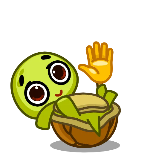 👋 Стикер «Donnie Turtle» для Telegram