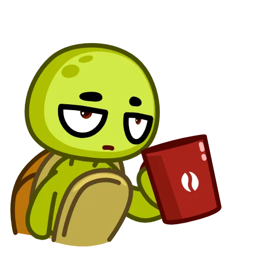😪 Стикер «Donnie Turtle» для Telegram