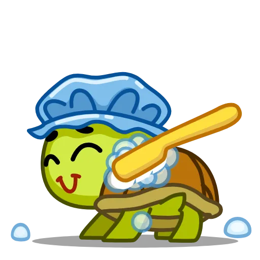 ☺️ Стикер «Donnie Turtle» для Telegram