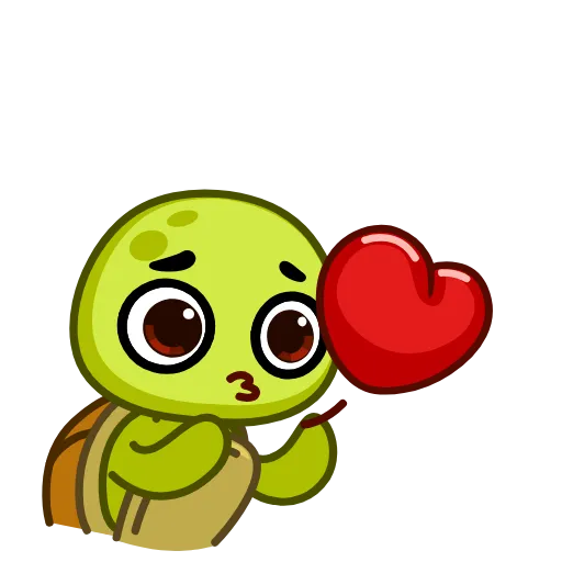 😘 Стикер «Donnie Turtle» для Telegram