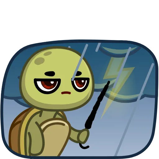 🙁 Стикер «Donnie Turtle» для Telegram
