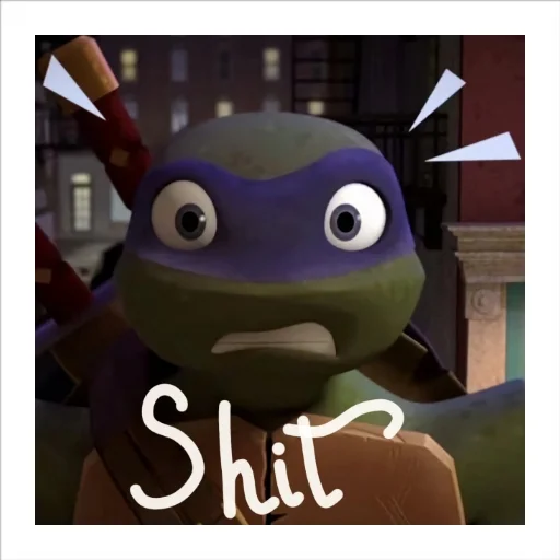 😵 Стикер «Turtles 2012 new» для Telegram