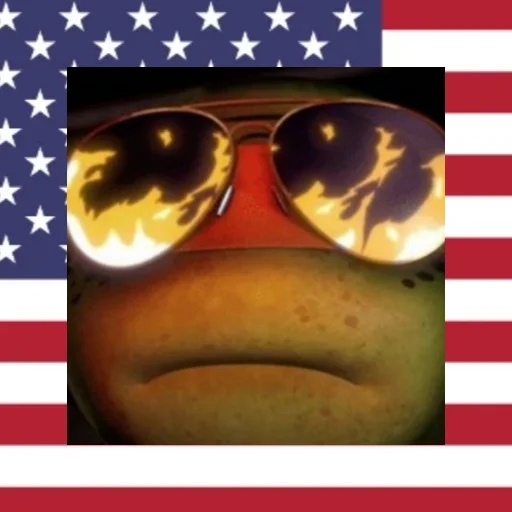 🇺🇸 Стикер «Turtles 2012 new» для Telegram